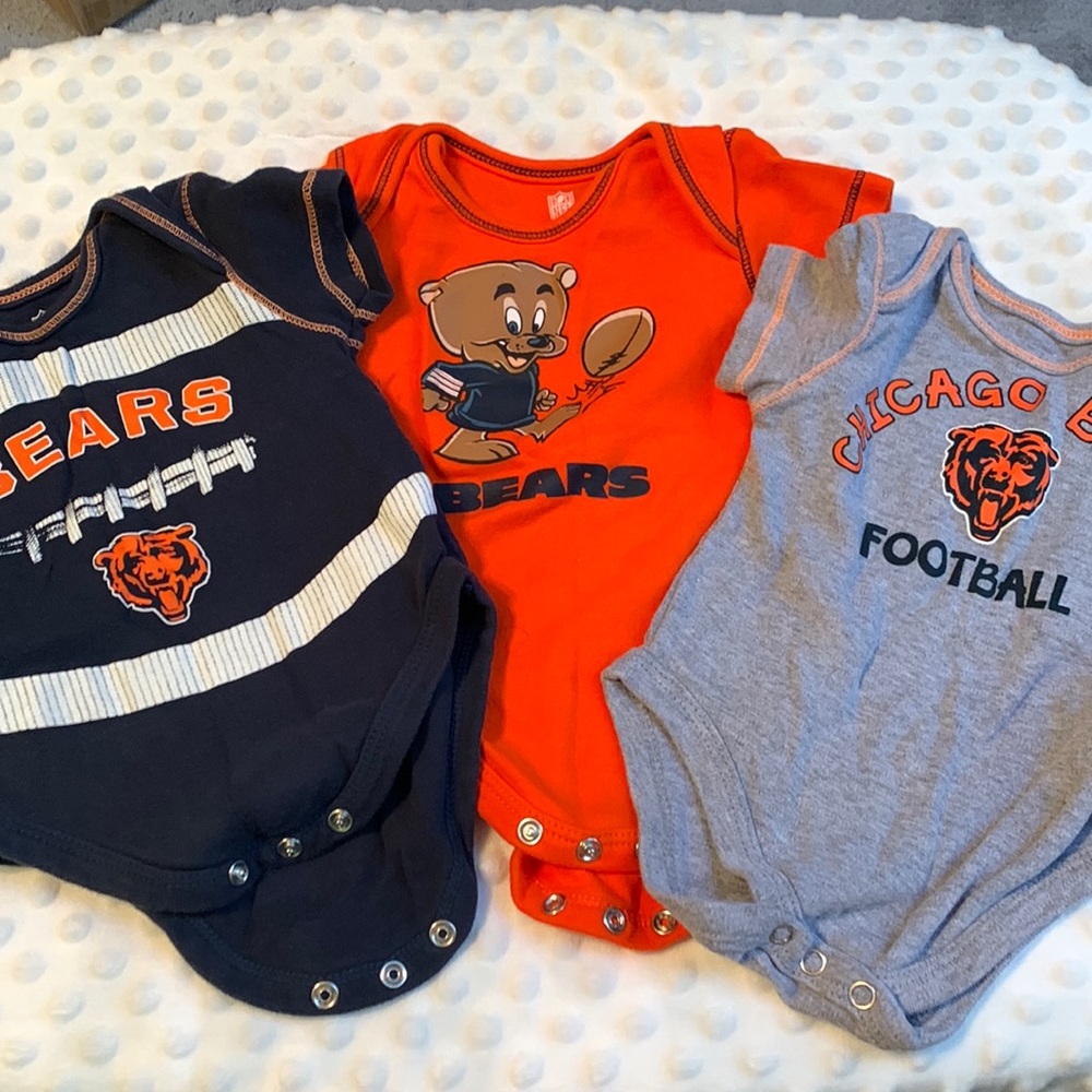 Chicago Bears Onesies. 0-3 mos